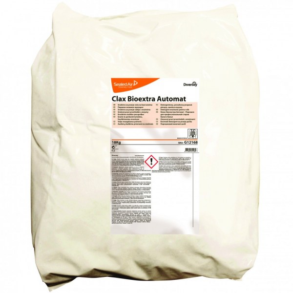 Clax Bioextra Automat 18kg enzim és perboráttartalmú mosószer 3